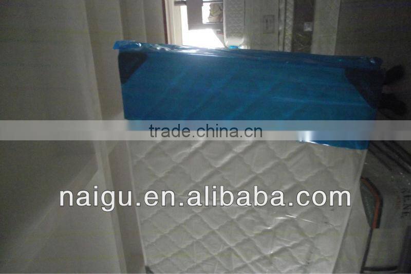 Perforated plastic bags for mattress packaging