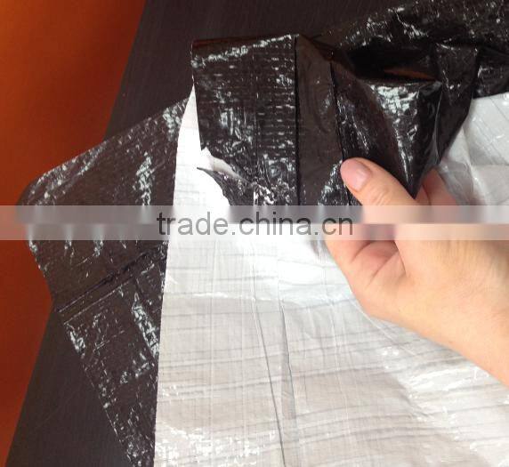 one side one black wooden pack pp film