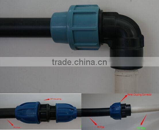 PP PE Compression Fitting