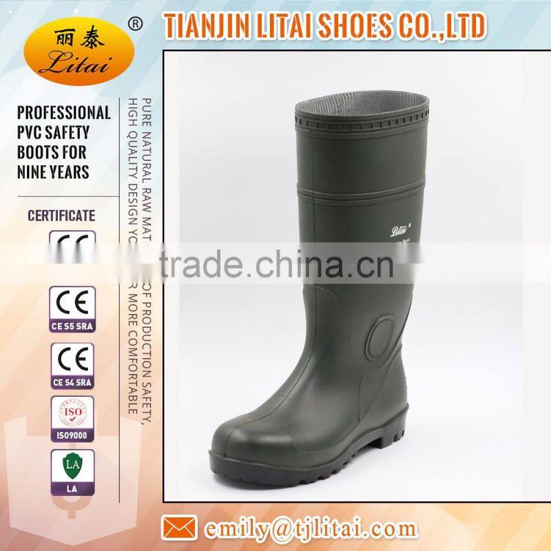 High Quality PVC Safety Gumboots PVC Rain Boots & Mining Gumboots