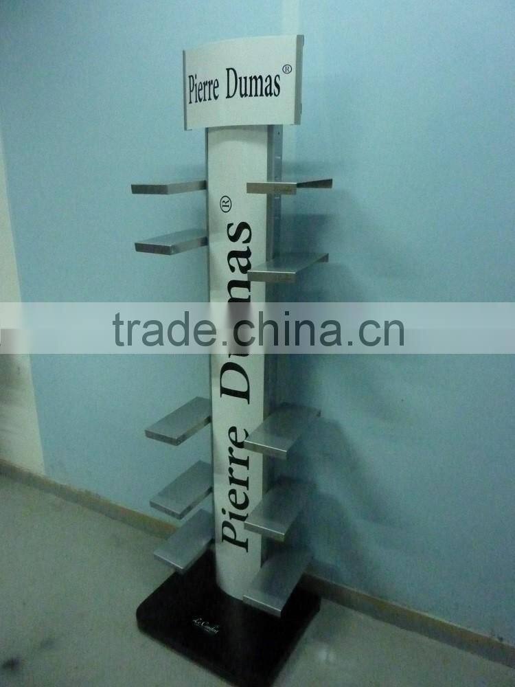 commercial professional advertised multi-standing shoe rack