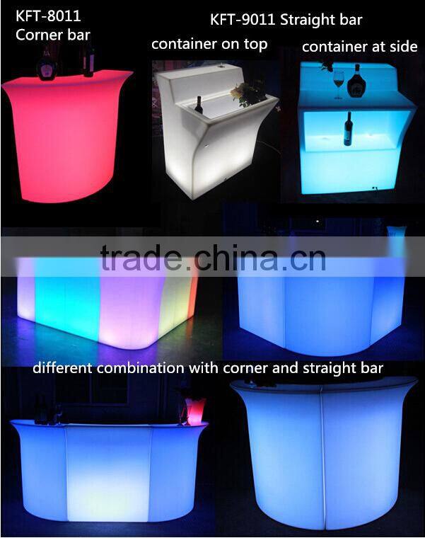 LED Remote Plastic Home Bar Counter