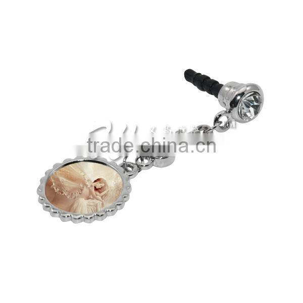 2015 New Sublimation Earphone Stopper Mobile Phone Accessory
