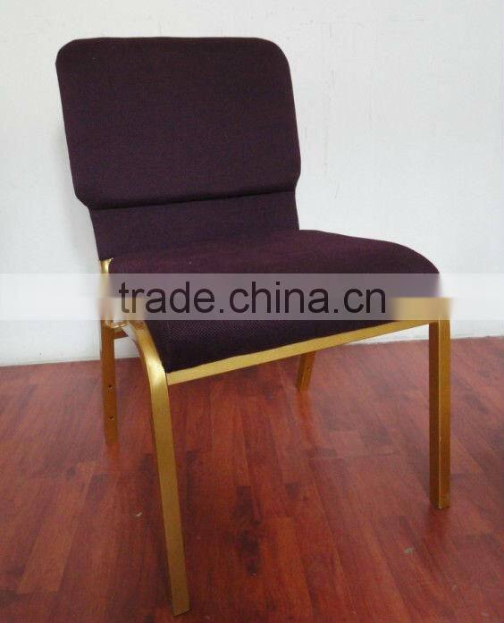 Used church chairs sale ,Metal church chair fabric cushion