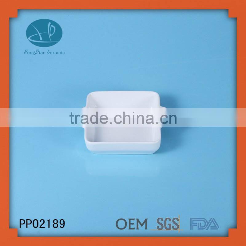 Bulk restaurant ceramic plates dishes,ceramic plate with handles