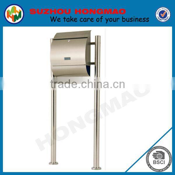 Stainless Steel Mailbox with Stand