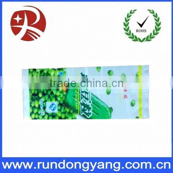 Top quality frozen ice cream popsicle bags with back sealed