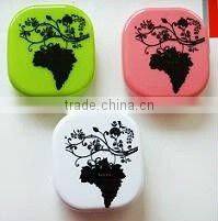 Supply fashion cute plastic contact lens case