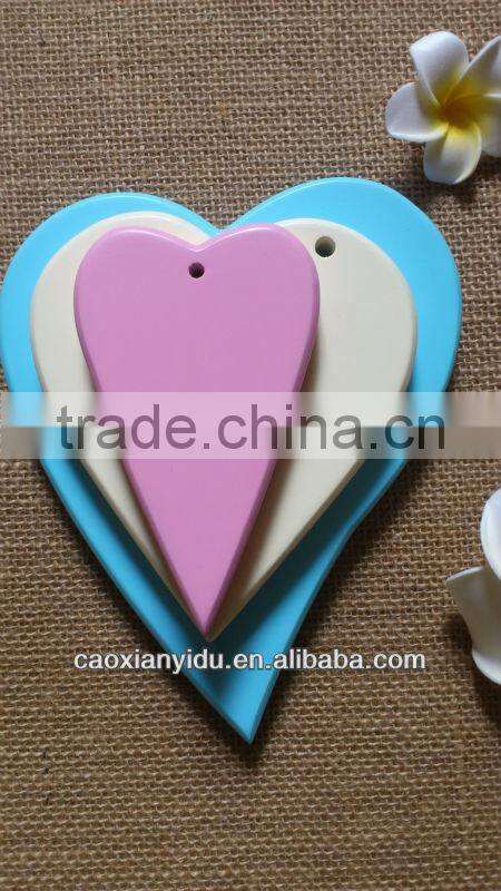 Colouful Wooden Heart Wooden Letter Household Wedding Decoration High Quality