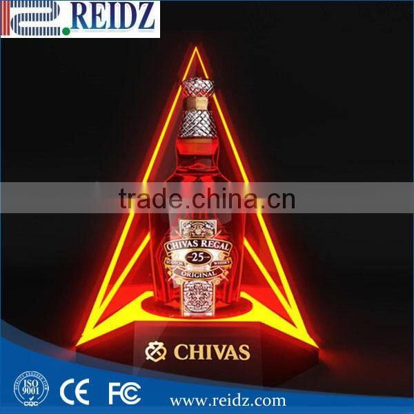 China supplier new design wine desplay LED acrylic display