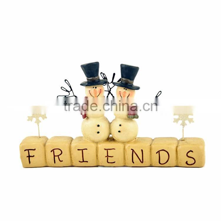 Custom resin artificial cartoon duck christmas decor