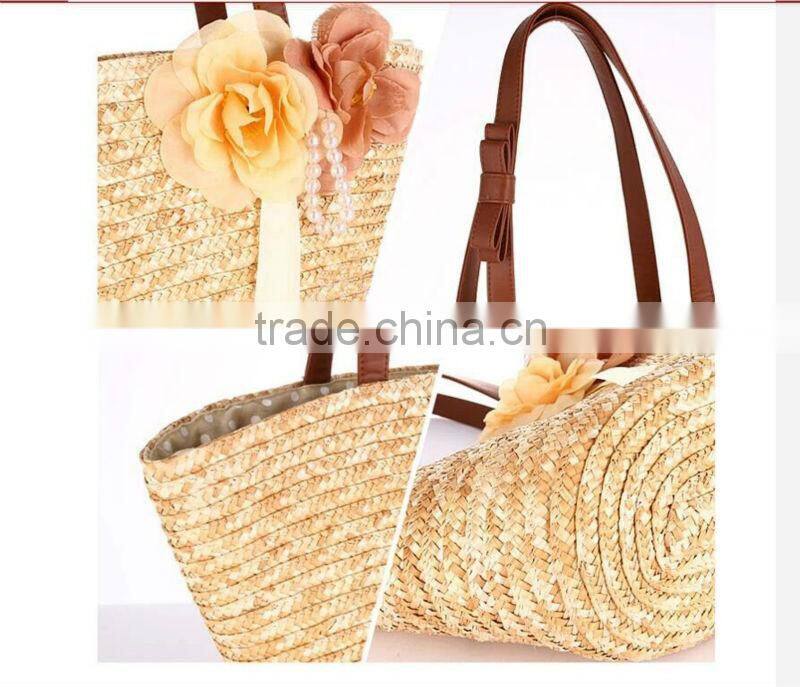 Cheap straw beach bag