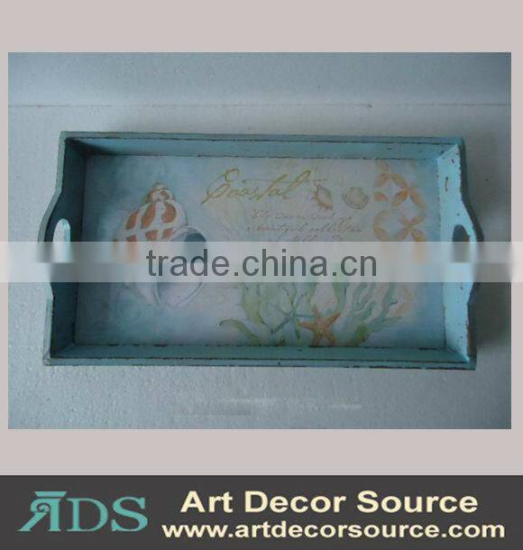 antique wooden tray