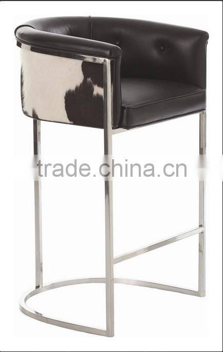 BC04 modern metal bar stool high counter chair