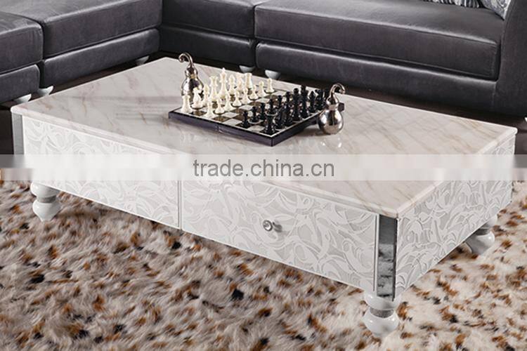 TA805L modern coffee table, marble coffee table, wooden coffee table