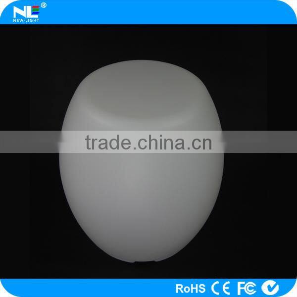 Alibaba express RGB color changing clear plastic LED light bar stool
