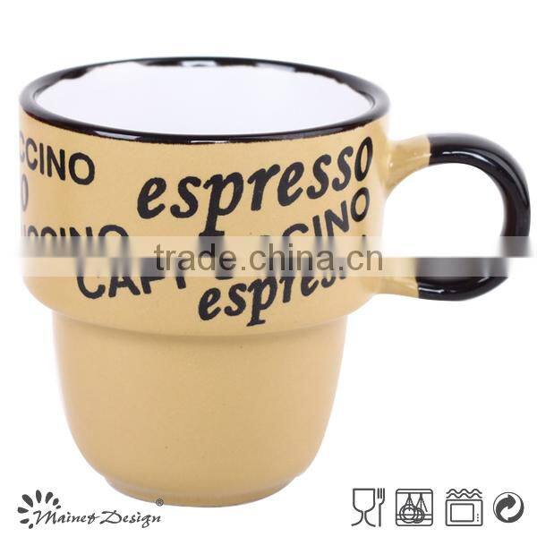 Eco Cheap printing ceramic cup