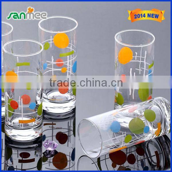 Mini And Clear Flowers Drinking Glass Cup