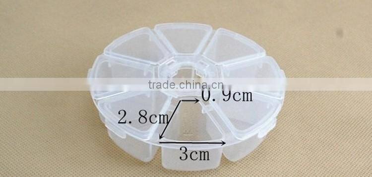10cm Round 8 in 1 DIY coils box plastic storage