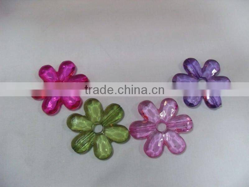 Wholesale multi-color acrylic flower decoration