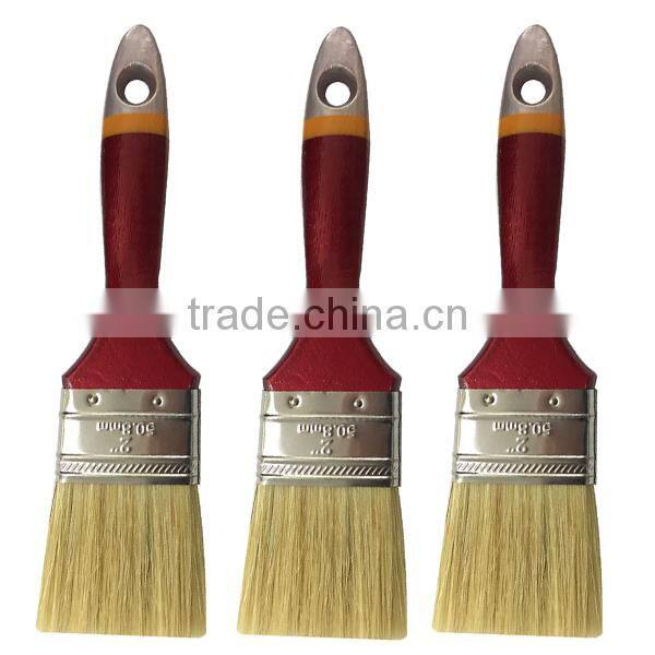 Tin Plate Red Handle 50% Pure White Boar Bristle Professional Paint Brushes