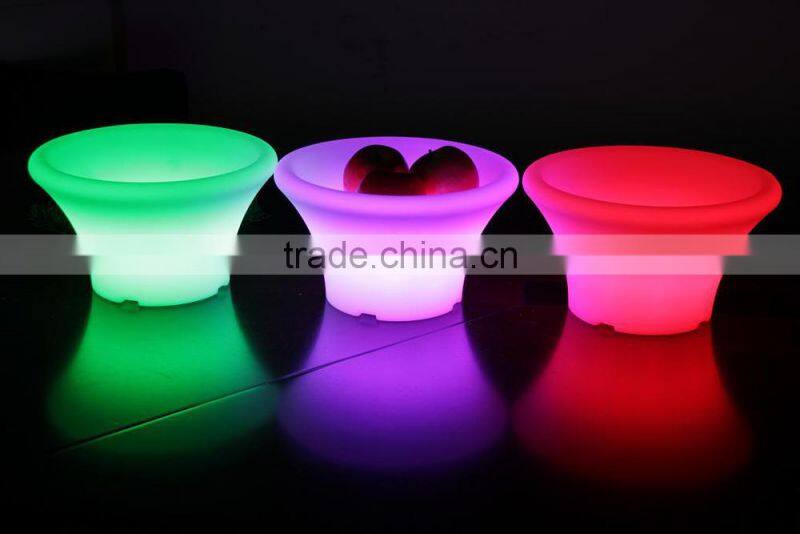 LED flower pot wine storage plastic home furniture