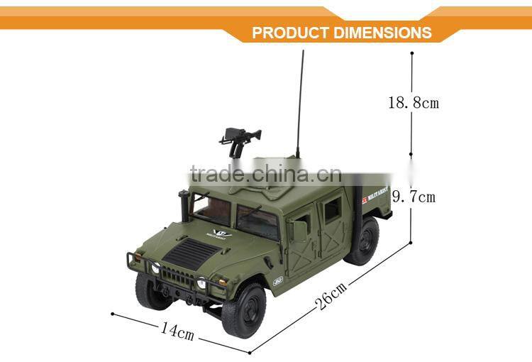 New Arrival! China Wholesale Alloy Battle Car Toy 1/18 Diecast Car for Sale