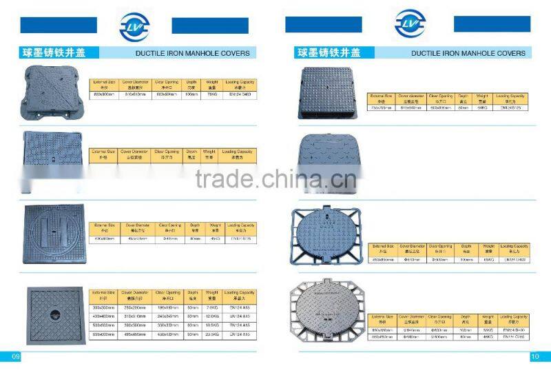 B125 Manhole Cover Hinged