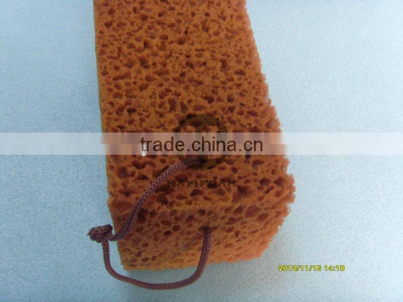 compressed bathroom cleaning sponge