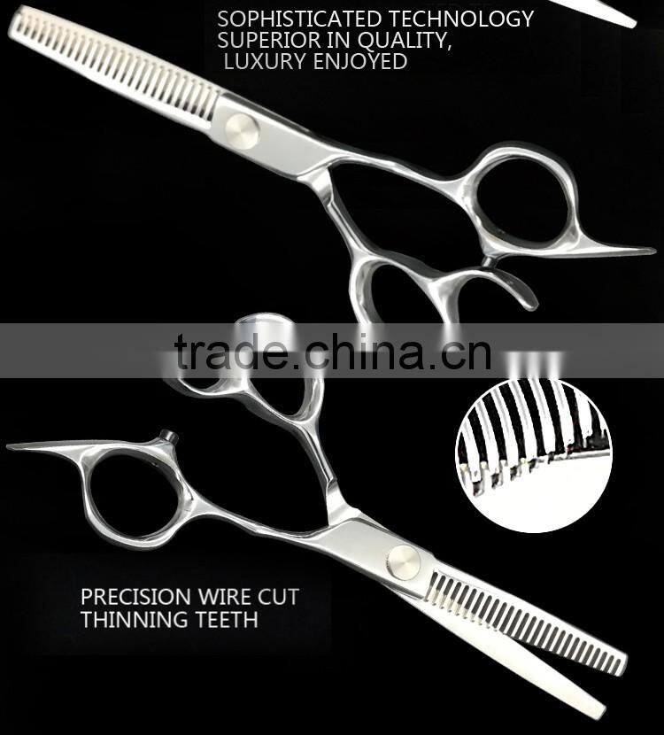 Reversed Blade Hair Scissors Made Of Japanese Cobalt Steel Barber Scissors