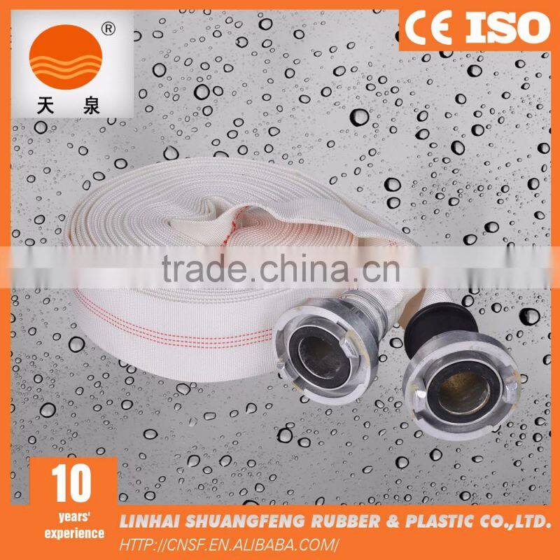 Stable performance fire hose with different couplings