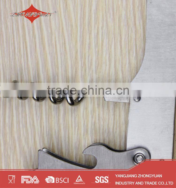 Multi Function stainless steel bottle opener with knife