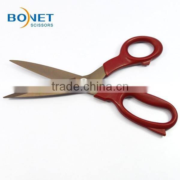 S14015S FDA qualified 9" plastic handle professional tailor different types of scissors
