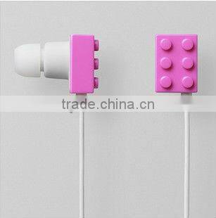 blocks Earphone 3.5MM BASS MP4 MP3 Headphone