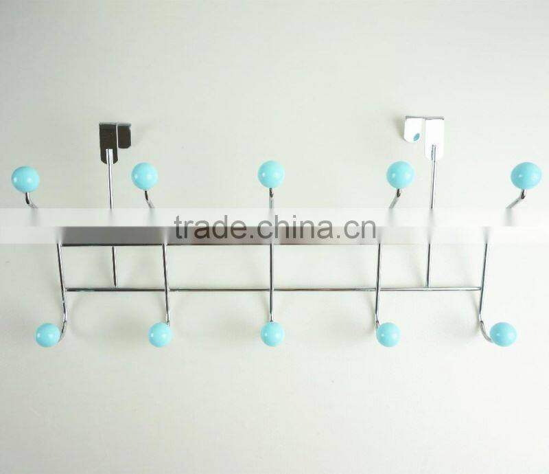 43018 Muticolored Bead Home Storage Decoration Coat&Hat Rack with 10 door Hooks