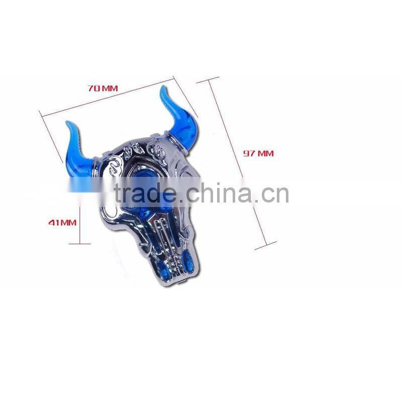 2016 new Bull Head LED Bike Bicycle Lamp USB Rechargeable Tail Rear Light with Laser