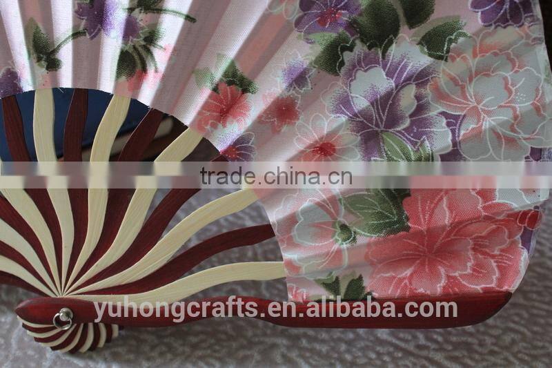 Specialy shape bamboo fabric fan