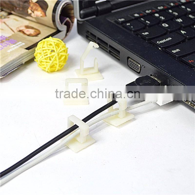 Table organizer adhesive tape Wire Cord Cable Drop Cord Clips