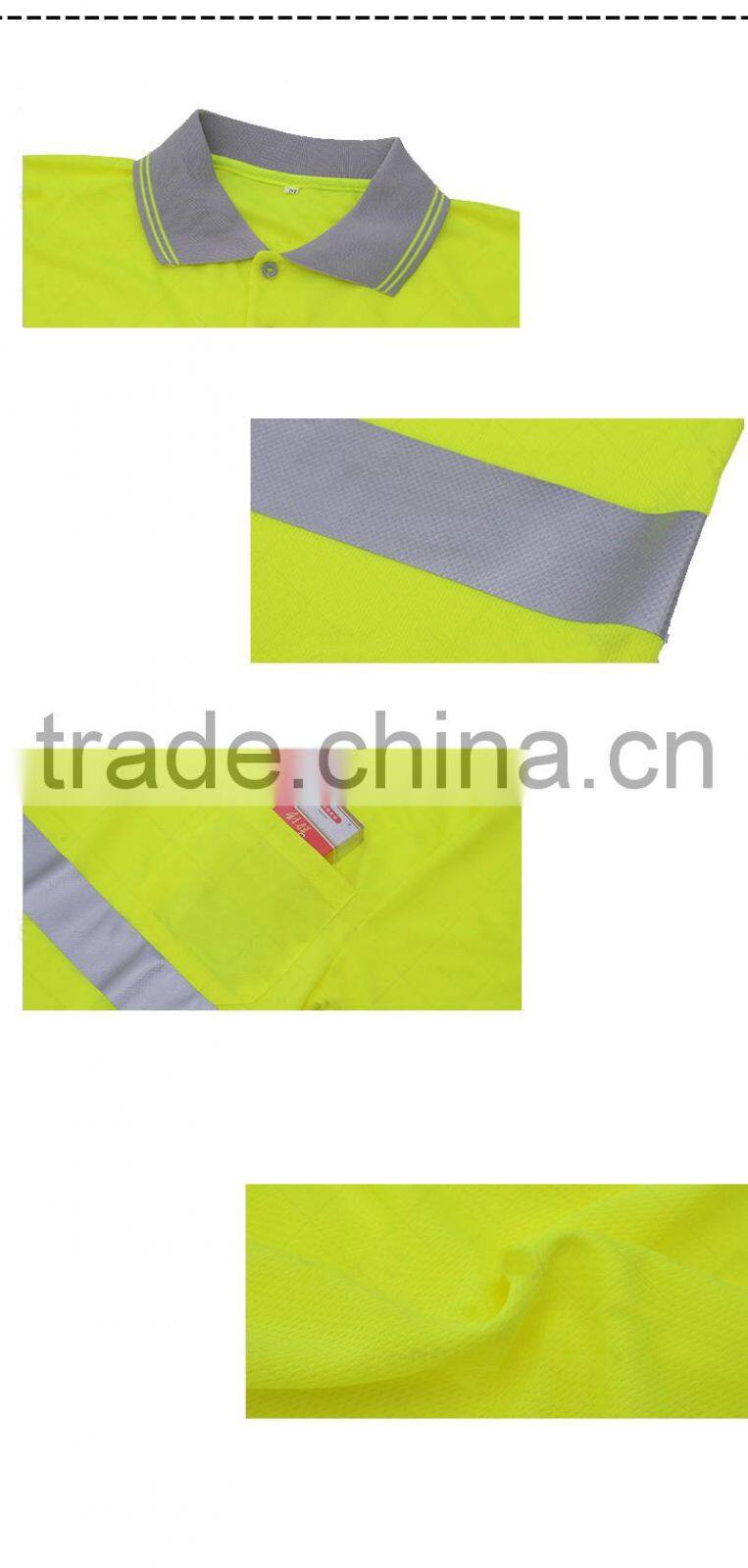 100% Cotton Fabric High Visibility Polo Shirt