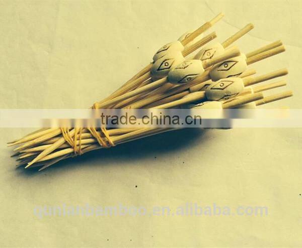 Mini Fruit/Salad Pick Skewer Sticks Eco-friendly Bamboo Material