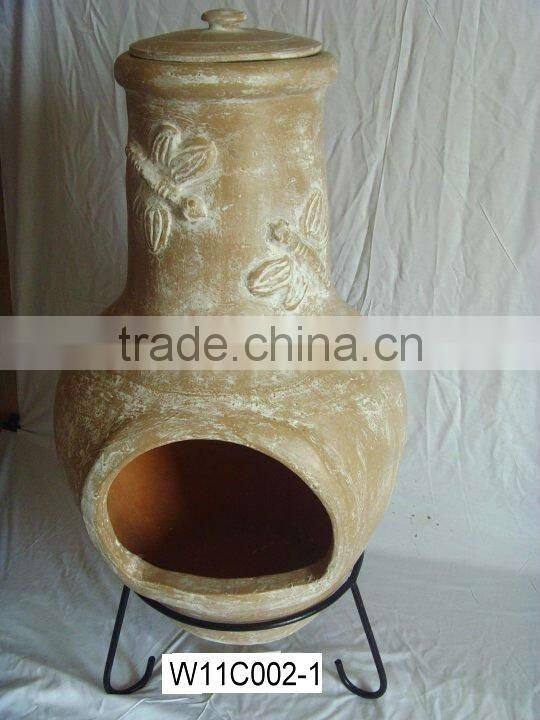 CLAY STOVE CHIMNEY POT