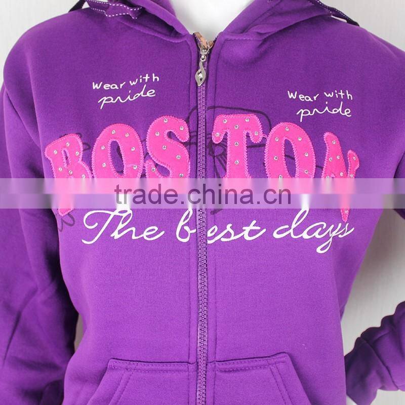 Wholesale Athletic Wear Latest Design Tracksuit Women Fleece Suits Stock