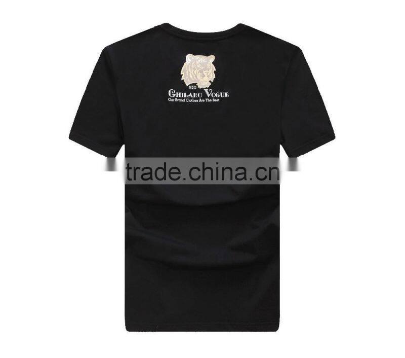 Men's 95%cotton 5%spandex blank mens t-shirts wholesale