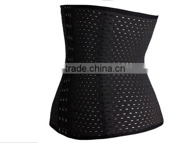 2016 top Seller Factory Breathe Cheap Waist Trainning Slimming Corset waist trainers