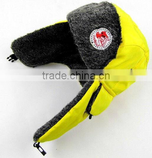 Fashion Avitor Bomber Custom Logo Baby Kid Winter Hat with Ear Flaps