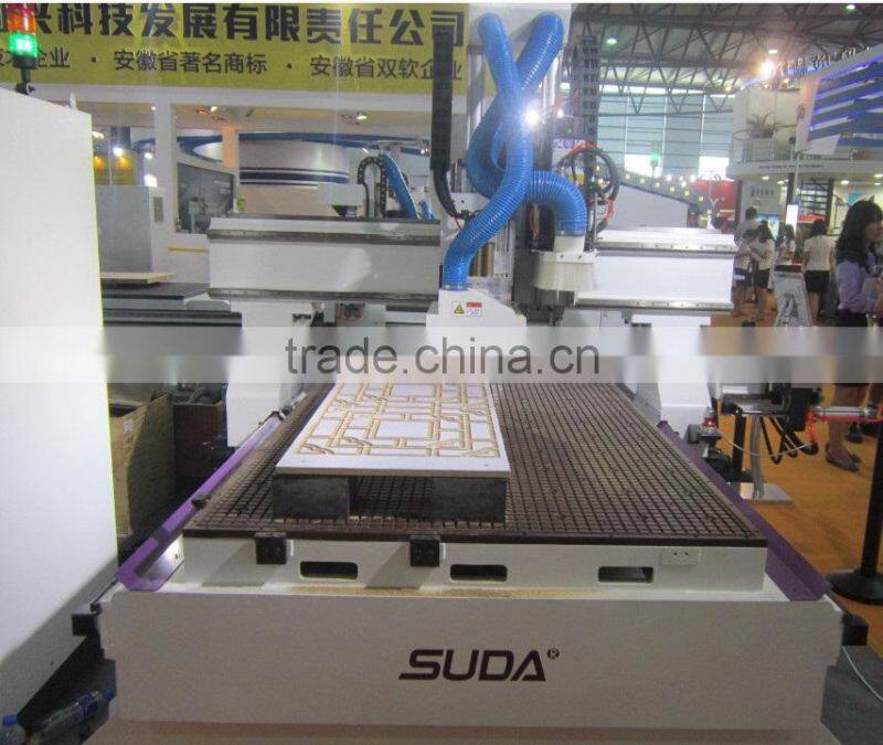 Heavy duty moving column cnc router center