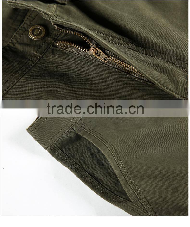 wholesale reflective mens cargo pants with side pockets