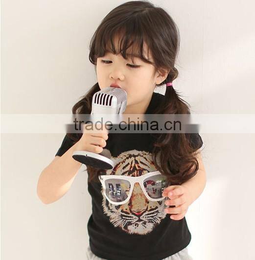 2015 tiger priting best sell unisex kids t shirt with fashion design