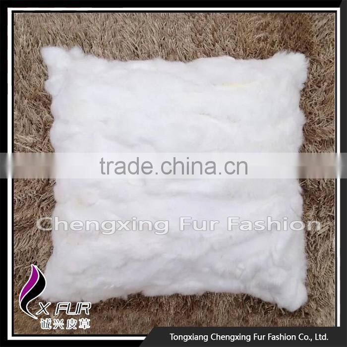 CX-D-17G Excellent Types Of Rabbit Fur Pillow Cases