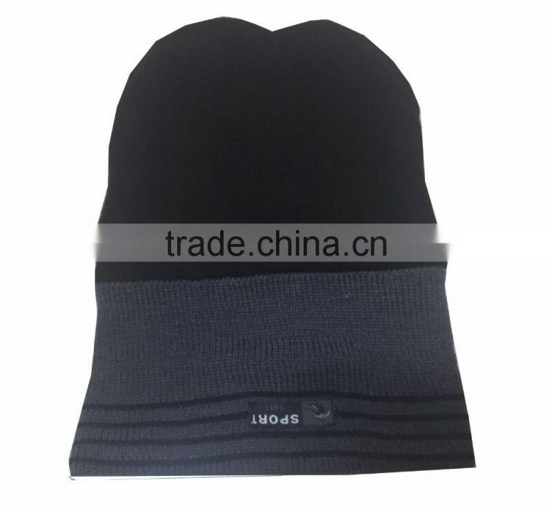 knitted high quality sports beanie hat polar fleece cheap beanie hats